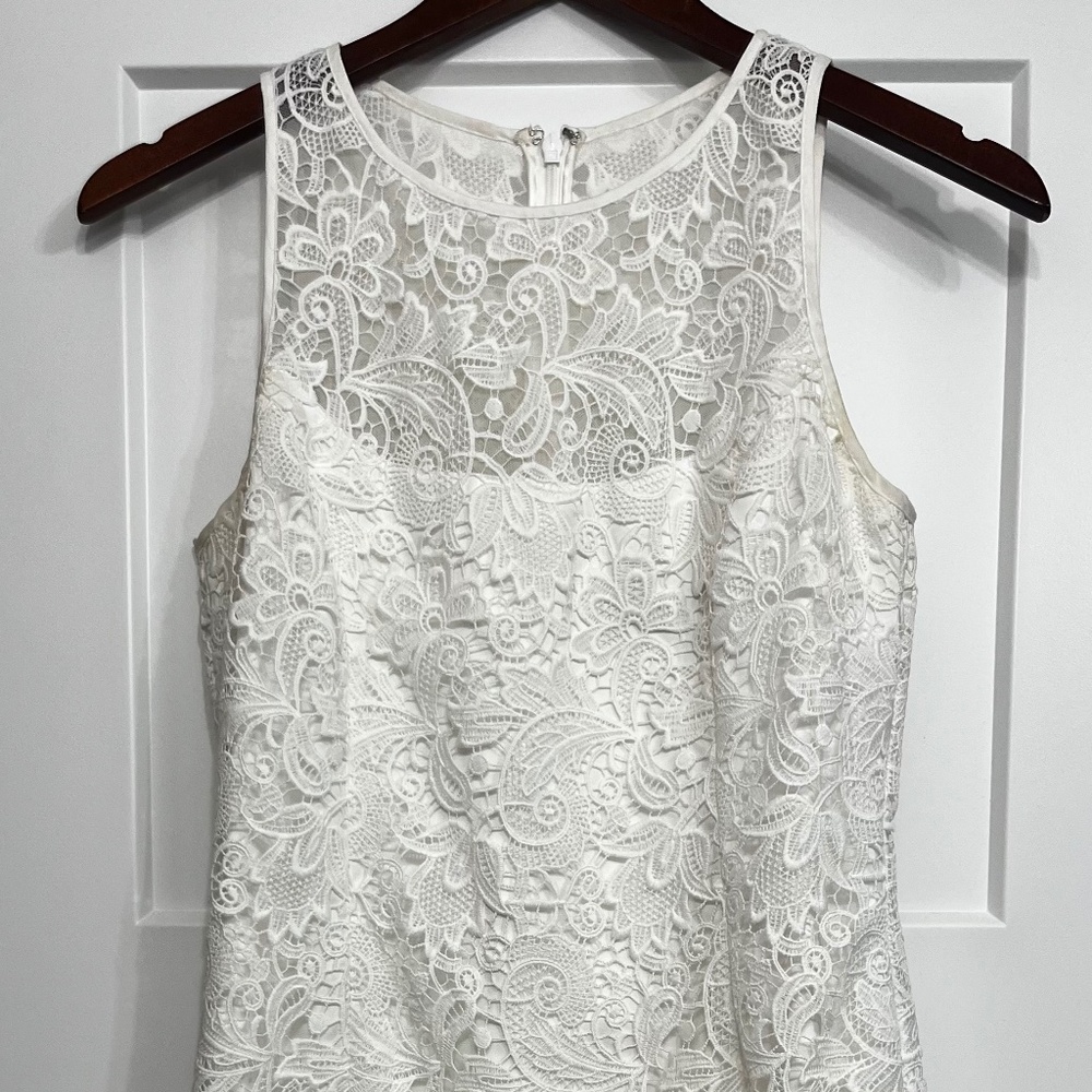 White Floral Dress
